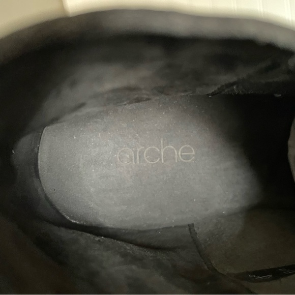 NWT Arche TATEBO Low Boots/Booties Handmade in Noir Nubuck Leather *France* - Picture 8 of 12